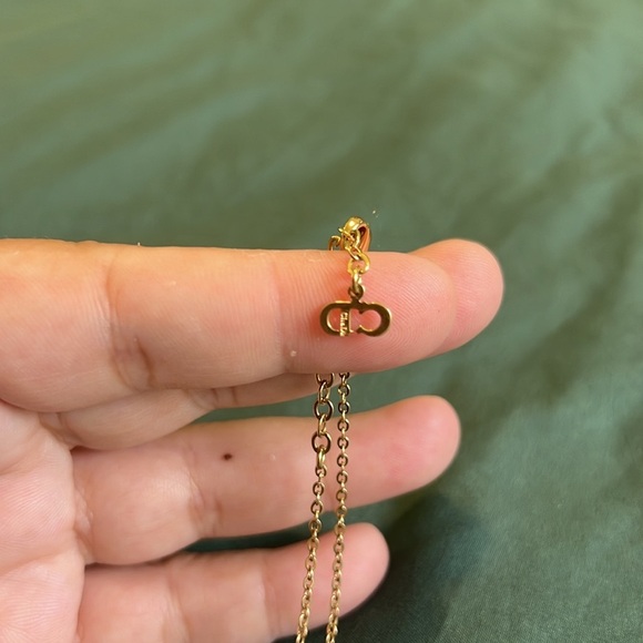 Christian Dior necklace with adjustable chain and charm - Picture 6 of 6